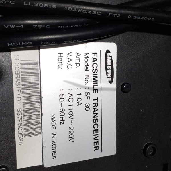 FAX SAMSUNG FX40 FACSIMILE TRANSCEIVER